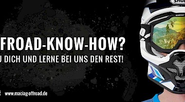 Trau‘ Dich! Du hast MTB- und MX Know-How? Dann lerne bei uns den Rest!